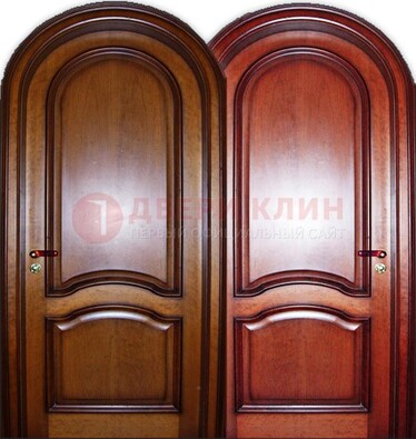 Входная арочная дверь МДФ внутри ДА-5 для сельского дома в Раменском