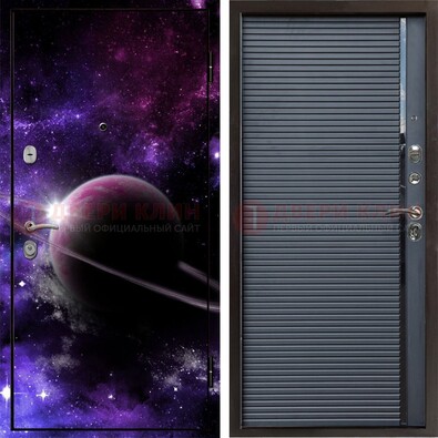 Металлическая дверь с фотопечатью Сатурна ДФ-20 в Раменском