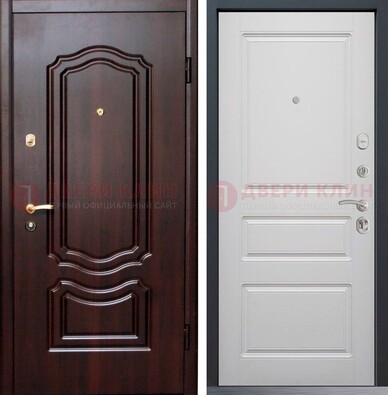 Квартирная металлическая дверь с МДФ ДМ-379 в Раменском