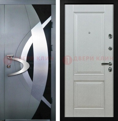Квартирная стальная дверь с разными МДФ ДМ-509 в Раменском
