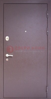 Сиреневая стальная дверь с нитроэмалью ДН-4 в Раменском