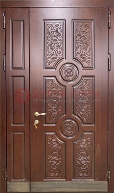 Парадная металлическая дверь с узором ДПР-74 в Раменском