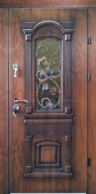 Входная дверь Дверь с виноритом снаружи и МДФ внутри ДВТ-73 в Раменском